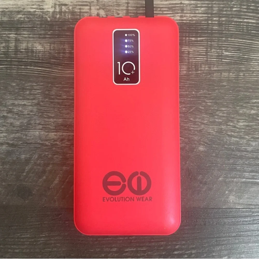 RED 10,000 MAH POWER BANK
